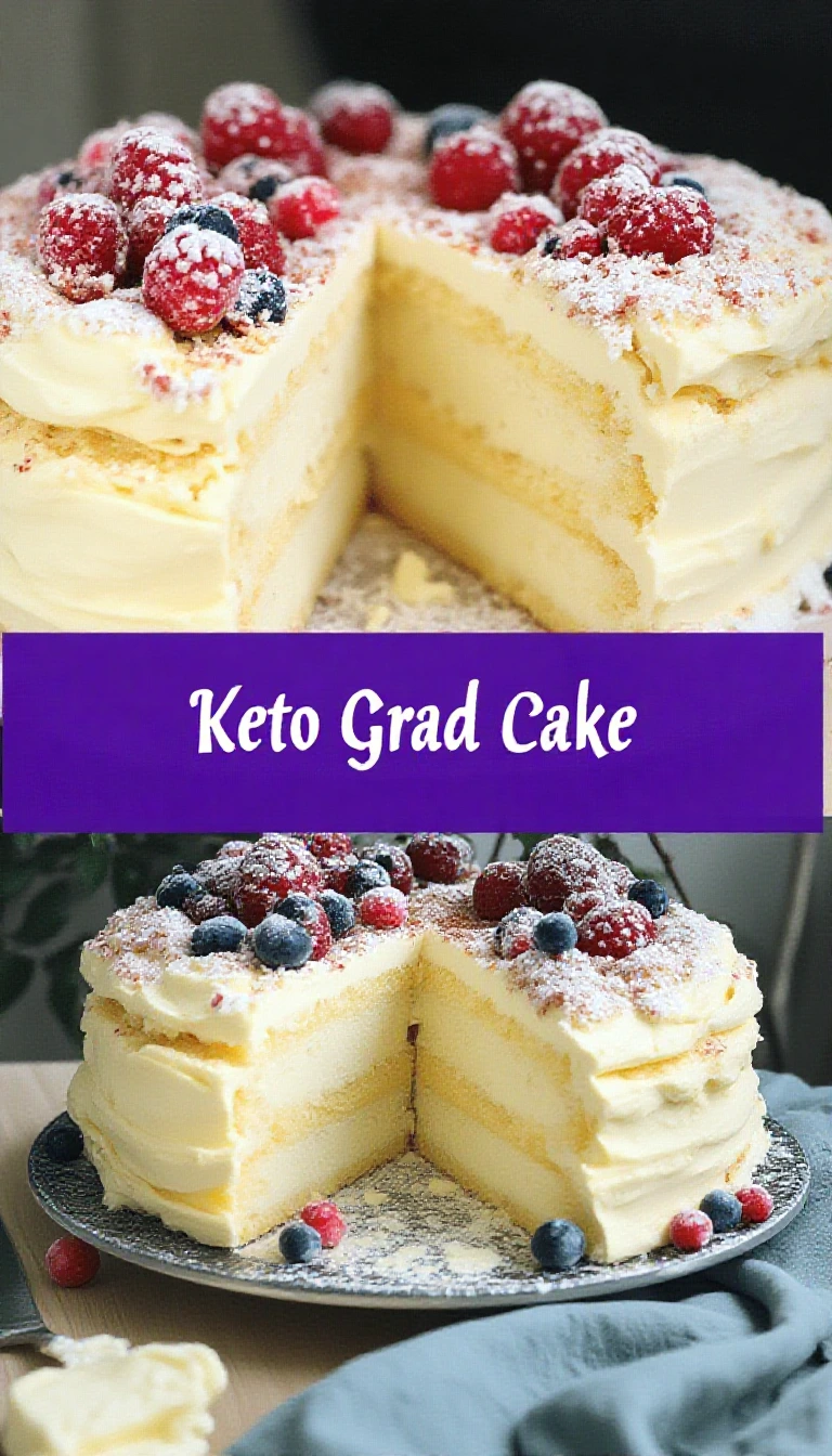 Delicious Keto Graduation Cake Recipe for Low-Carb Celebrations