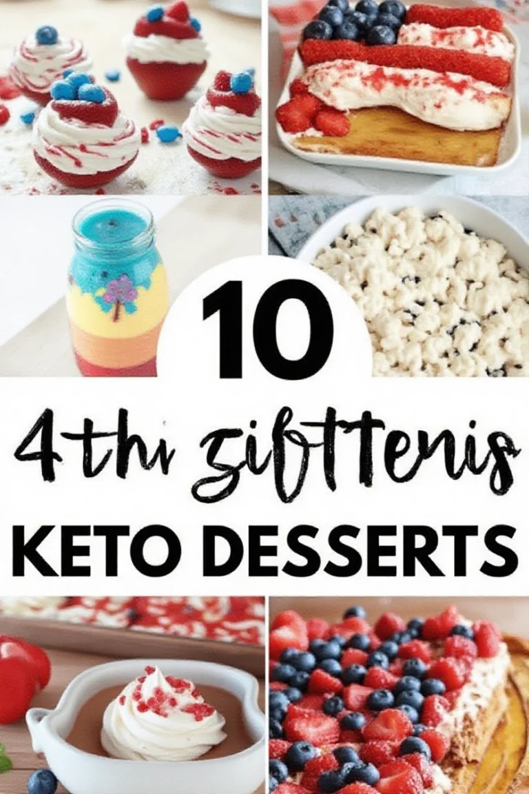Easy Keto July 4th Treats: Low-Carb Desserts for Independence Day