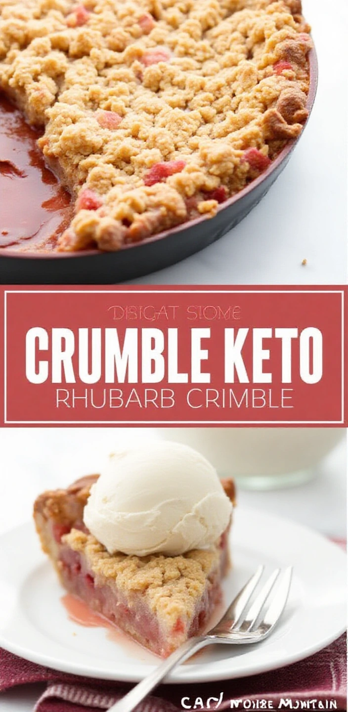 Easy Keto Rhubarb Crumble Recipe – Low Carb Dessert