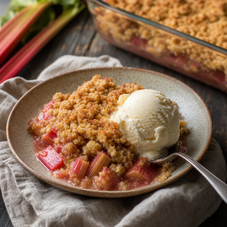 Easy Keto Rhubarb Crumble Recipe – Low Carb & Sugar-Free Dessert