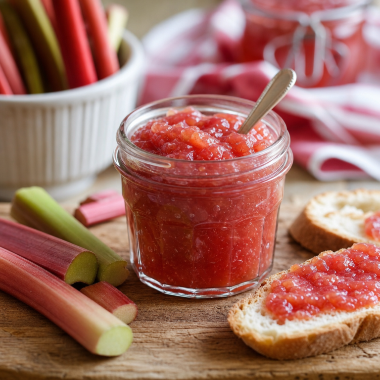 Easy Keto Rhubarb Jam Recipe – Low Carb & Sugar-Free