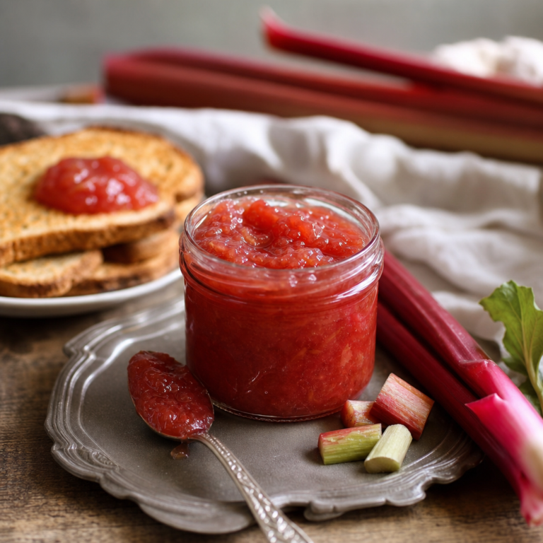 Easy Keto Rhubarb Jam Recipe – Low Carb & Sugar-Free