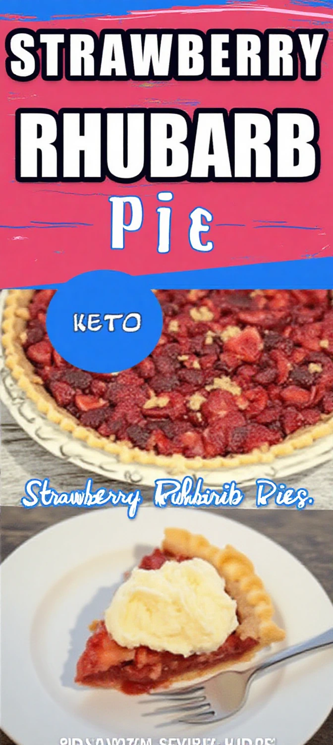 Easy Keto Strawberry Rhubarb Pie Recipe – Low Carb Dessert