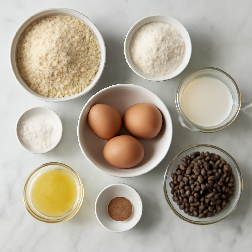 Ingredients for Keto Father's Day Cakes Recipe - Low Carb & Sugar-Free Treat