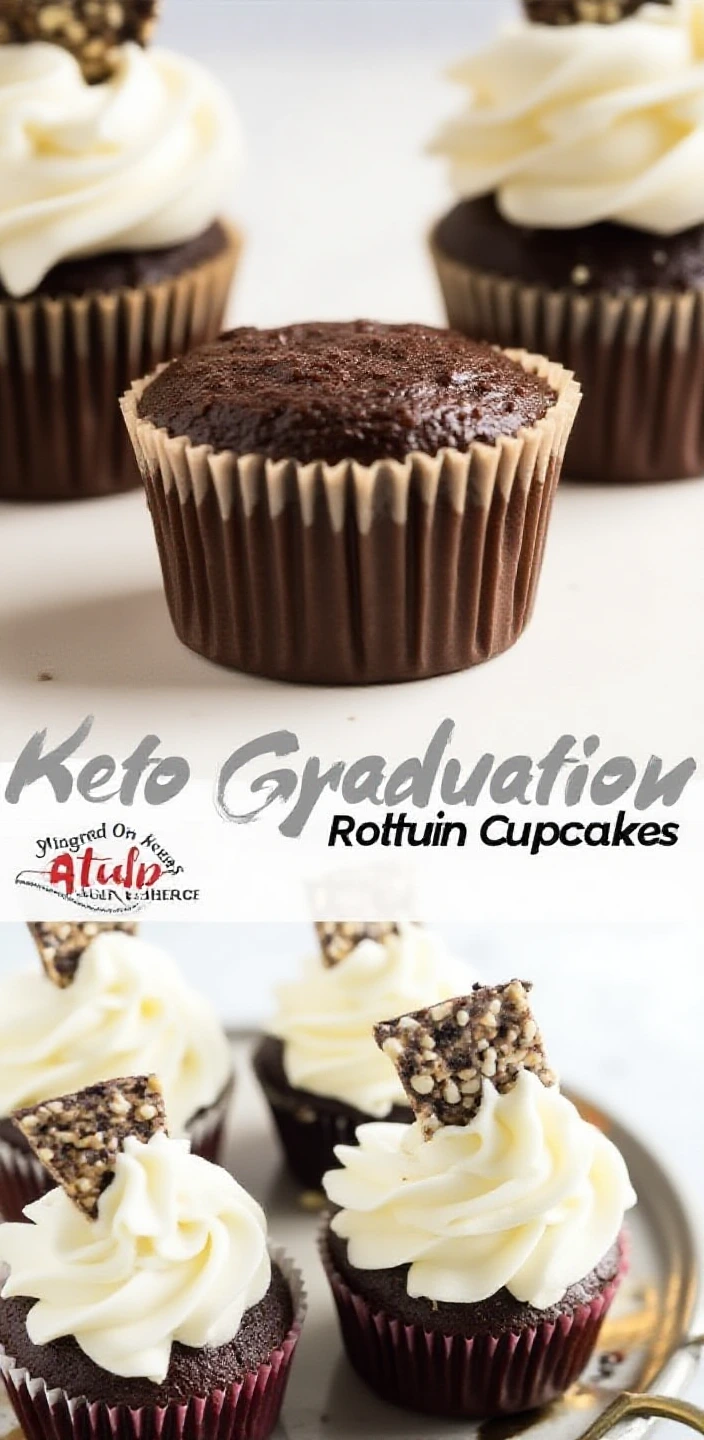 Keto Graduation Cupcakes – Easy Low-Carb Celebration Treats