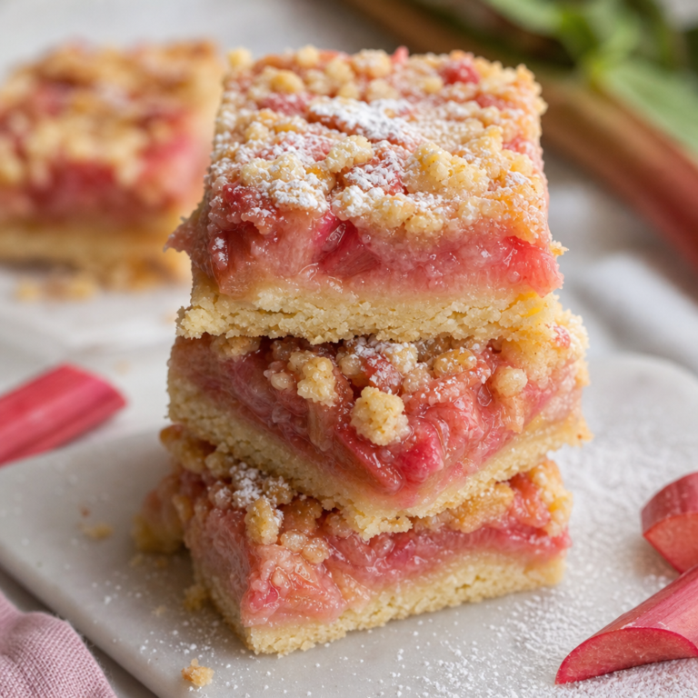 Keto Rhubarb Bars Recipe – Low Carb & Sugar-Free Dessert