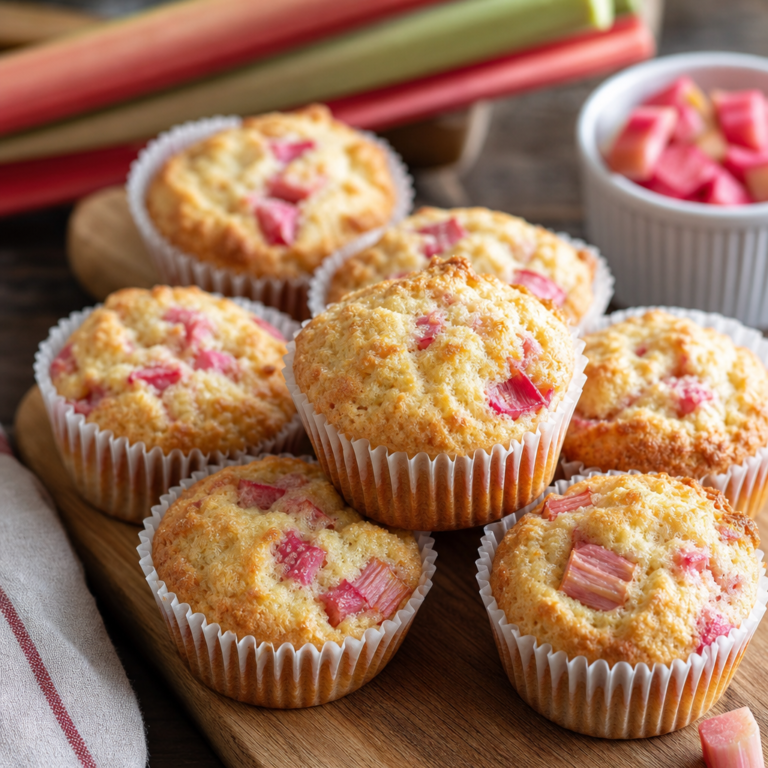 Keto Rhubarb Muffins Recipe – Low Carb & Sugar-Free Delight
