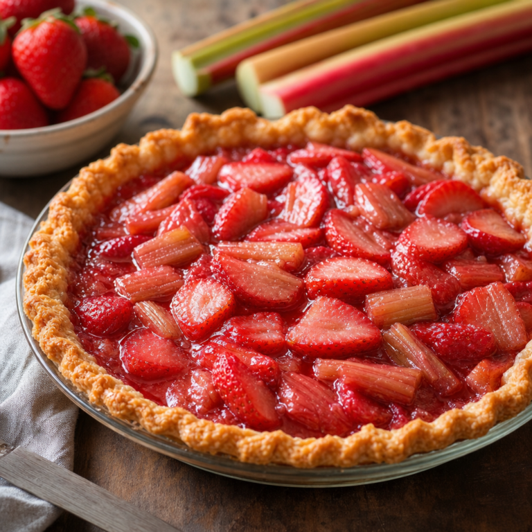 Keto Strawberry Rhubarb Pie Recipe – Low Carb & Sugar-Free